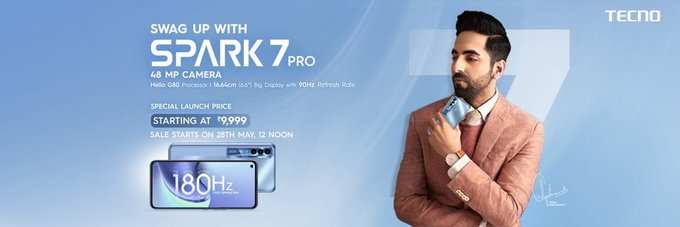 Tecno Spark 7 Pro Price In India