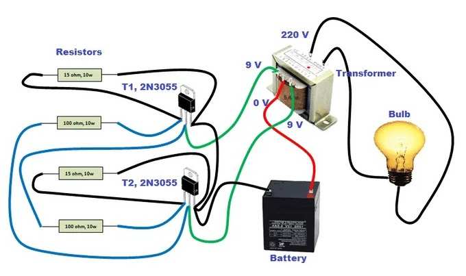 Circuit Diagram For Making Inverter At Home