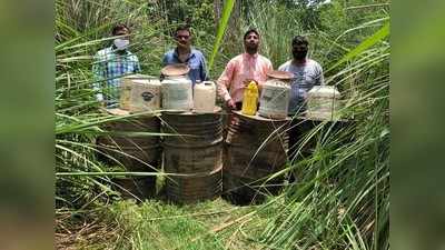 उत्तराखंड में लॉकडाउन में तेजी से बढ़ी शराब तस्करी, हरिद्वार जिले में कई हजार किग्रा लहन पकड़ा गया, 1 तस्कर भी गिरफ्तार