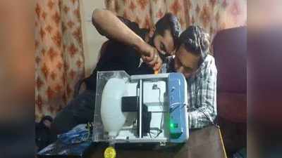 श्रीनगरः दोन तरुणांनी कमी किंमतीत बनवले पोर्टेबल व्हेंटिलेटर, कोविड रुग्णांना मिळणार दिलासा