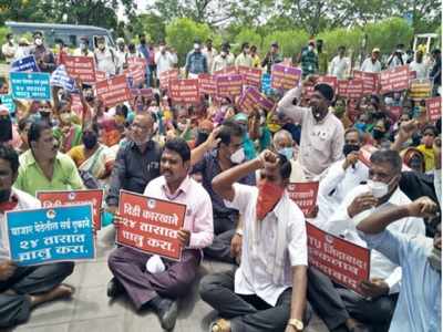 सोलापुरात आंदोलन करणाऱ्या २५० जणांची ताबोडतोब करोना चाचणी