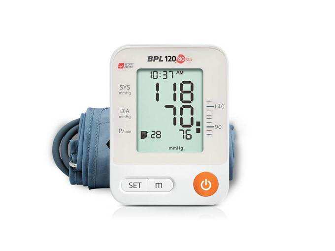 BPL Medical Technologies Automatic Blood Pressure Monitor BPL 120/80 B11 - (White)