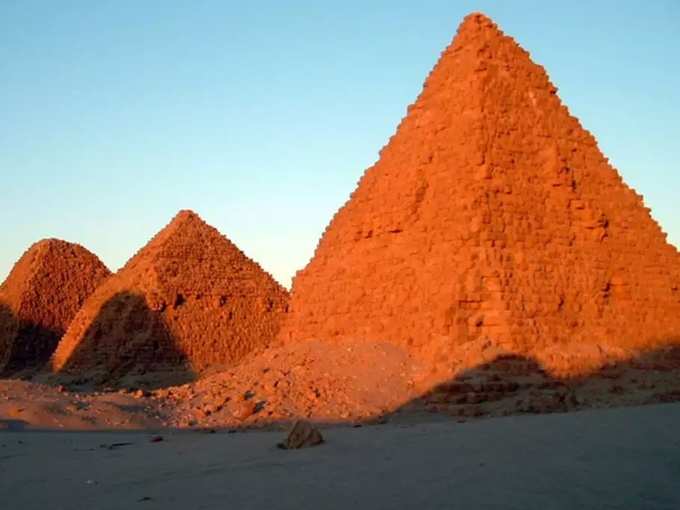 मिस्र से ज्यादा हैं सूडान में पिरामिडें