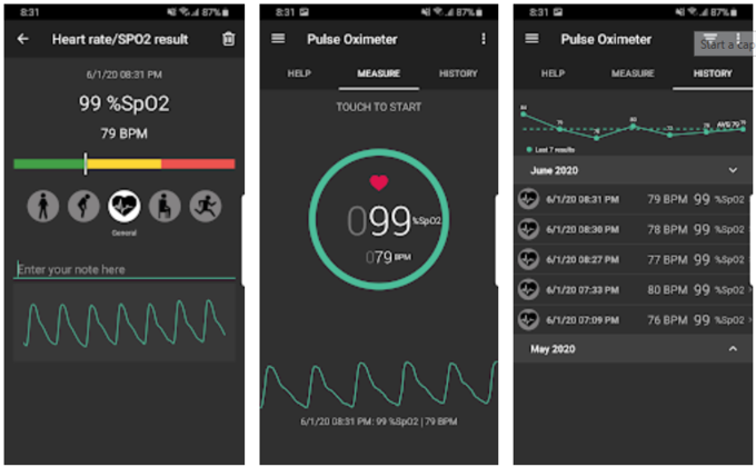 Oximeter Apps