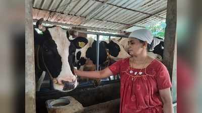 സ്വന്തമായി പശുഫാം, ക്ഷീരോത്പാദക സംഘം സെക്രട്ടറി; വയനാടന്‍ ക്ഷീര മേഖലയിൽ വേറിട്ട കാഴ്ചയായി ലതിക, വീഡിയോ കാണാം