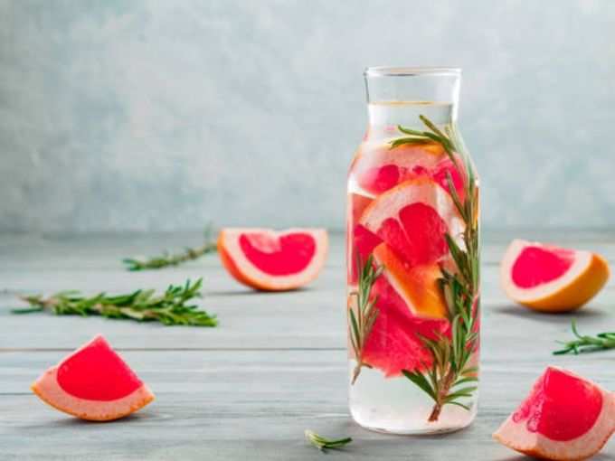 ​चकोतरा का डिटॉक्स वाटर (Grapefruit detox water)