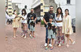 शिल्पा शेट्टी ने फैमिली के साथ काटा केक, देखें बर्थडे गर्ल की प्यारी तस्वीरें