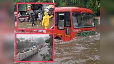 पहिल्याच पावसात मुंबईची तुंबई; लोकल ठप्प, वाहतूक कोंडीमुळं मुंबईकरांचे हाल