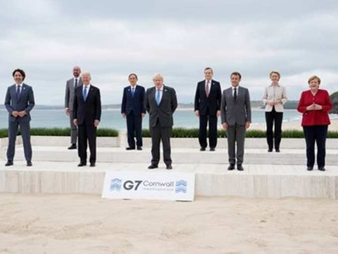 G7 summit in Cornwall.