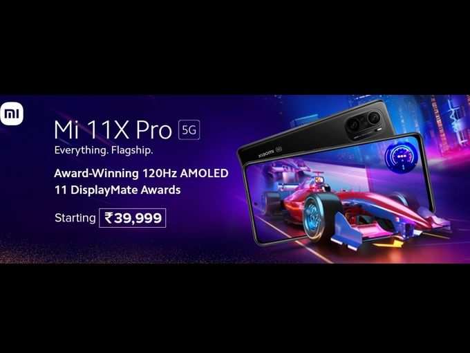 Mi 11X Pro 5G:  39,999 रुपये