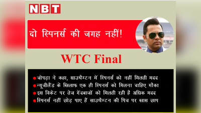 WTC Final Ind vs NZ: आकाश चोपड़ा ने कहा, साउथैम्टन में नहीं चलता स्पिनर्स का जादू- टीम इंडिया को दी खास सलाह