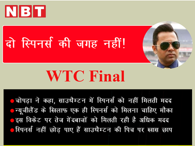 WTC Final Ind vs NZ: आकाश चोपड़ा ने कहा, साउथैम्टन में नहीं चलता स्पिनर्स का जादू- टीम इंडिया को दी खास सलाह