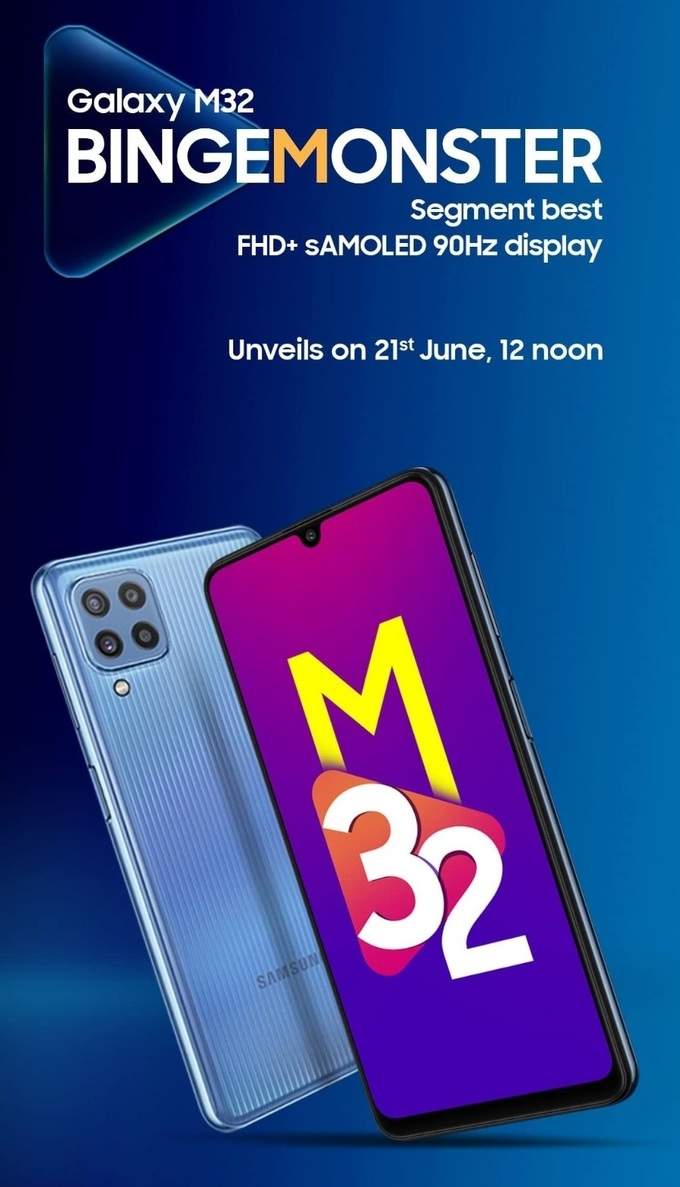 Galaxy M32 Amazon Listing