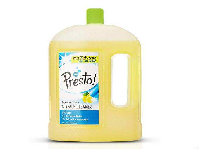 Amazon Brand - Presto! Disinfectant Surface/Floor Cleaner - 2 L (Citrus)