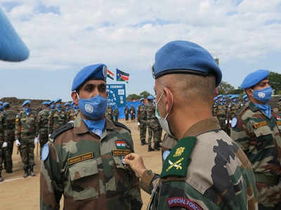 130 भारतीय शांति सैनिकों को उत्कृष्ट प्रदर्शन के लिए संयुक्त राष्ट्र पदक से सम्मानित किया गया