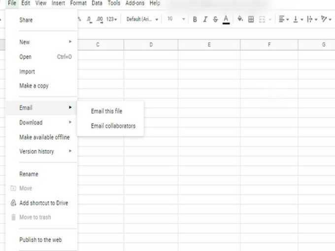 google sheet 1