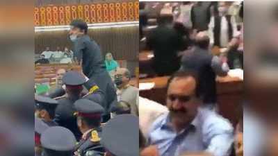 पाकिस्तानी संसद में नहीं घुस पाएंगे इमरान के दंगाई सांसद, हंगामा करने वाले नेताओं पर प्रतिबंध