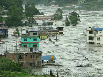 Nepal flood  नेपाळ: मुसळधार पावसानंतर पूरस्थिती; सात ठार, ५० बेपत्ता