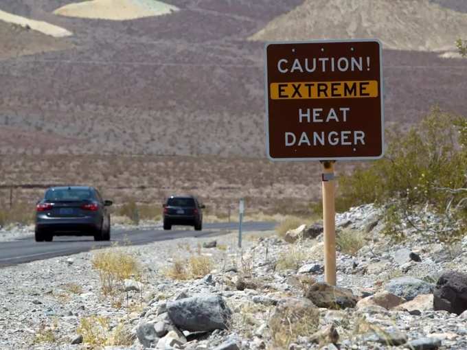 डेथ वैली में नया रेकॉर्ड बना सकती है गर्म हवा