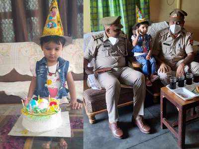 सीमा पर तैनात जवान को नहीं मिली छुट्टी, बुलंदशहर पुलिस ने घर पहुंचकर मनाया सैनिक की बेटी का जन्मदिन