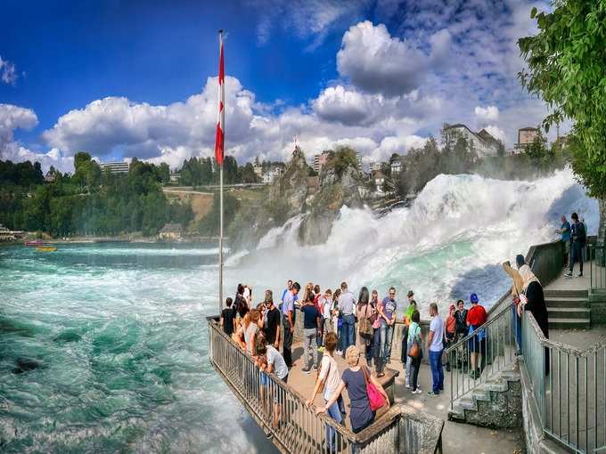 द राइन फॉल्स - The Rhine Falls In Hindi