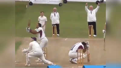 Asif Ali Six : फलंदाजाने षटकार मारला आणि डोक्याला हात लावला, पाहा काय झाले Video