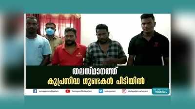 തലസ്ഥാനത്തെ കുപ്രസിദ്ധ ഗുണ്ടകളായ പാറ രതീഷും സ്റ്റമ്പര്‍ അനീഷും പിടിയില്‍