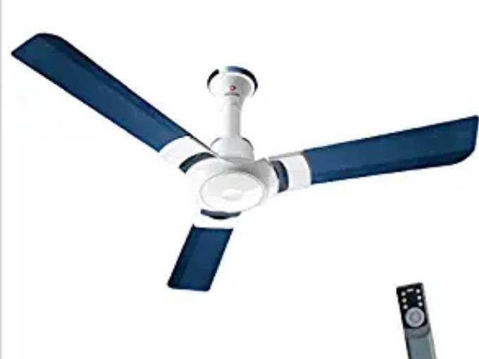 OTTOMATE Sense Connect With Smart BLDC Technology 1200 MM Sweep 3 Blade Remote Control 14 High Speed Options New Launch Ceiling Fan With Anti Dust Features(Ocean Blue,Pack Of 1)