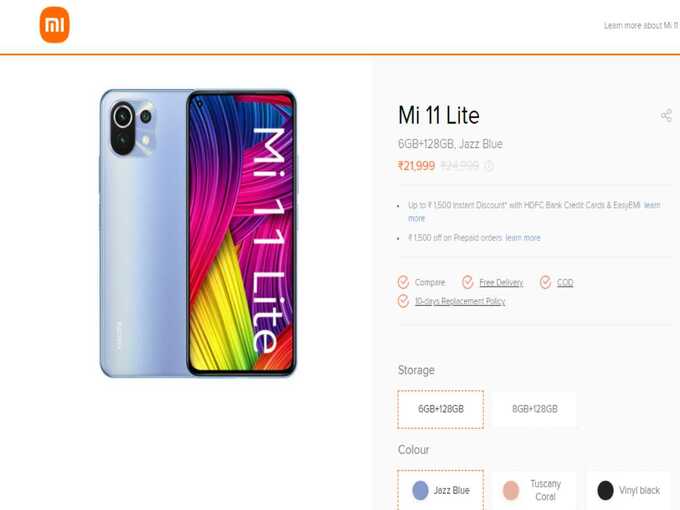 mi 11 lite offers