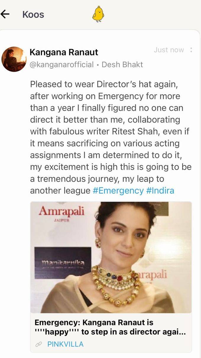 kangana direction