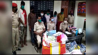Jamshedpur News : मकान मालिक की मिलीभगत से कपड़ा गोदाम में लाखों की चोरी, सात गिरफ्तार