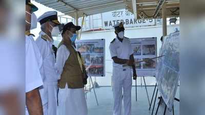 Karwar Naval Base: जब कारवार पहुंचे राजनाथ, एशिया का सबसे बड़ा नेवल बेस बनाने का ऐलान, क्या है खूबियां, देखिए तस्वीरें