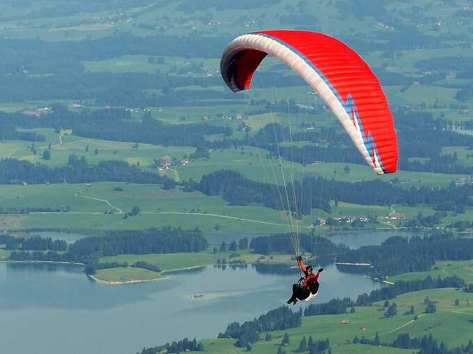 मध्य प्रदेश में पैराग्लाइडिंग - Paragliding In Madhya Pradesh In Hindi