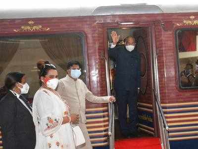 प्रेसिडेंशियल ट्रेन से कानपुर के लिए रवाना हुए राष्ट्रपति रामनाथ कोविंद, पद संभालने के बाद पैतृक गांव का पहला दौरा