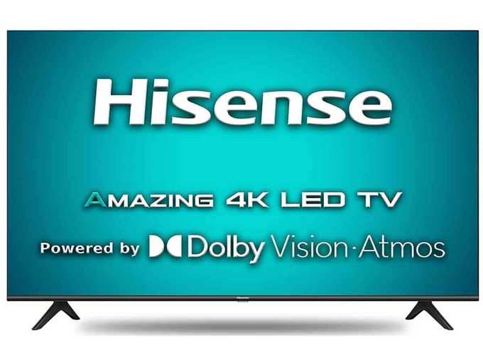 Hisense A71F 108 cm (43 inch) Ultra HD (4K) LED Smart Android TV with Dolby Vision & ATMOS (43A71F)