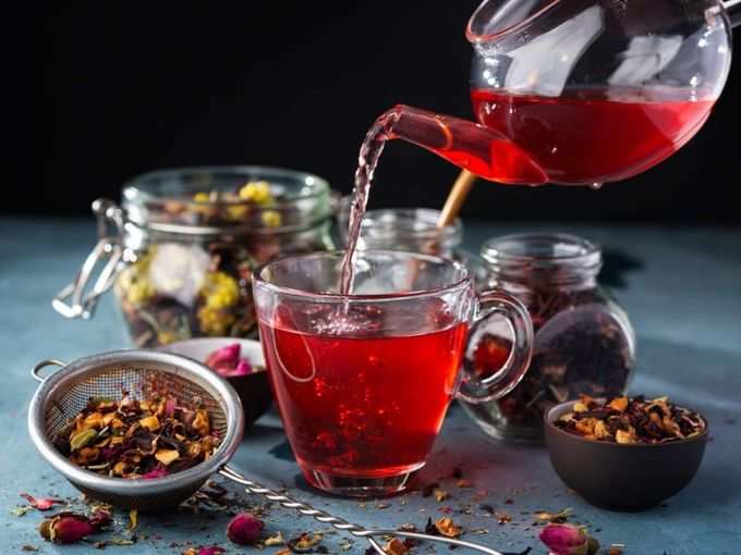 ​गुड़हल की चाय (Hibiscus Tea)