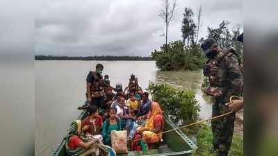 সুন্দরবনে জলস্ফীতির আশঙ্কা, নিরাপদে সরানো হল স্থানীয়দের