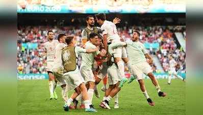 युरो चषक फुटबॉल स्पर्धा : स्पेनचा क्रोएशियाला जोरदार धक्का, पिछाडीनंतर साकारला मोठा विजय