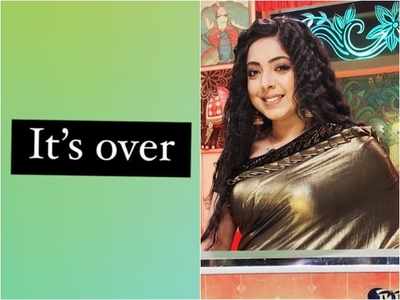 ‘Its Over’! এ কী বার্তা দিলেন শ্রীময়ী চট্টরাজ