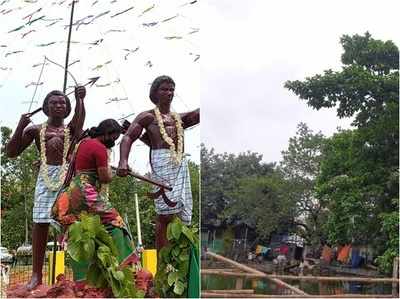 আধুনিকতার ছোঁয়ায় গর্বের অতীত ভুলতে বসেছে শহরের আদিবাসী পাড়ার তরুণ প্রজন্ম