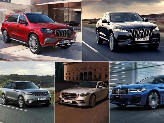 2021 bmw 5 series facelift to 2021 jaguar f-pace to 2021 range rover velar to 2021 mercedes-benz s-class to ​​mercedes-maybach gls 600 to lamborghini huracan evo rwd spyder here are six premium cars that launched