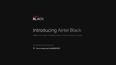 Airtel Black লঞ্চ হল, মোবাইল, DTH ও ব্রডব্যান্ড, সব সার্ভিস একসঙ্গে, খরচ শুরু 998 টাকা থেকে