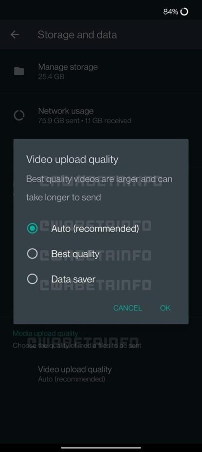 WhatsApp Know Allow Users to Choose Video Quality Before Sending It to Contacts