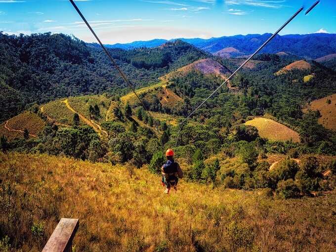 जिपलाइनिंग - Ziplining in Hindi