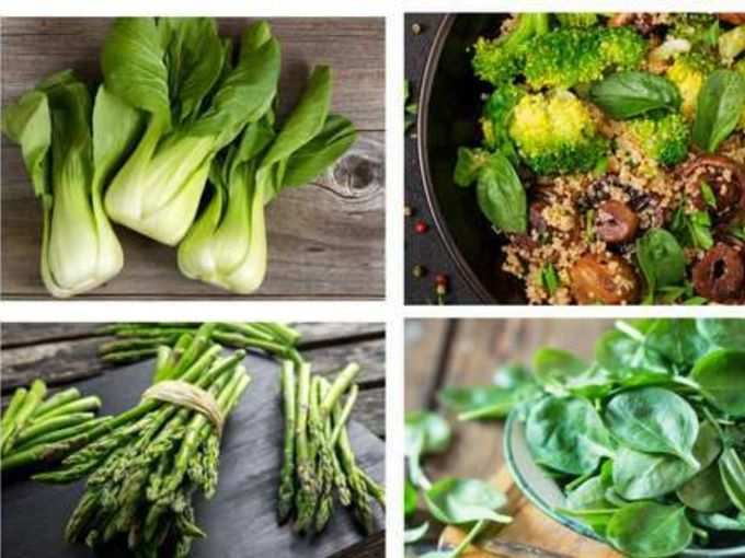 ​पत्तेदार सब्जियां (Green leafy vegetables)