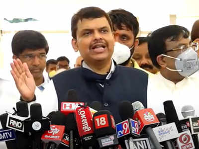 fadnavis criticizes thackeray govt: ठाकरे सरकारचा अहंकार दुर्योधनाच्या अहंकारासारखा; फडणवीसांची टीका