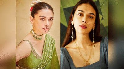 <strong>Aditi Rao Hydari : </strong>रेड शॉर्ट्समधील बोल्ड लुक अन् ग्रीन सिल्क साडीमधील पारंपारिक लुक, अदिती राव हैदरीच्या सौंदर्याचे लाखो दिवाने!