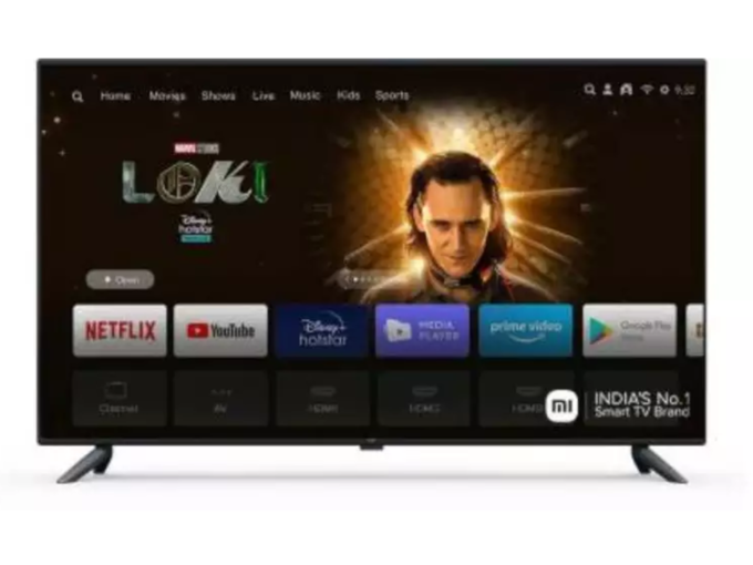9. Mi 4X 50-inch Ultra HD LED Smart Android TV