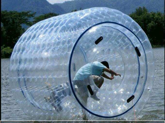 जयपुर में जोरबिंग एक्टिविटी - Zorbing Activity in Jaipur in Hindi