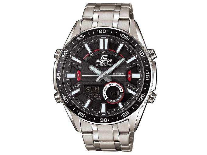 Casio Edifice Bluetooth Connect Analog-Digital Black Dial Men&#39;s Watch EFV-C100D-1AVDF(EX438)